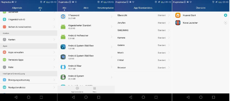 Launcherwechsel beim Honor 5x